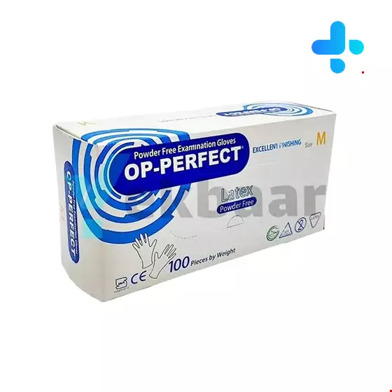 OP Perfect Latex Examination Gloves 100 Pcs