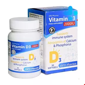 OPD Pharma Vitamin D3 2000 IU 30 Soft gel
