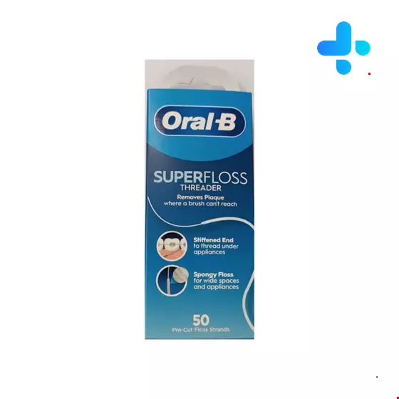 Oral B Superfloss Orthodontic Floss 50 Count