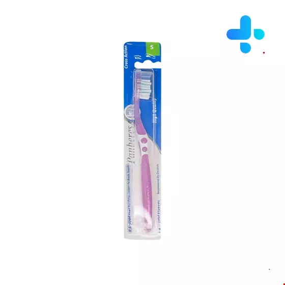 Panberes Cross Action Toothbrush With Saft Brush 1 PCS