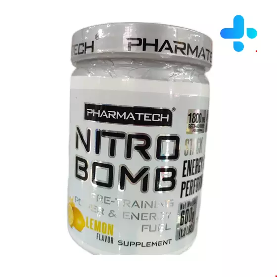 Pharmatech Nitro Bomb Powder  Lemon Flavor  600 g