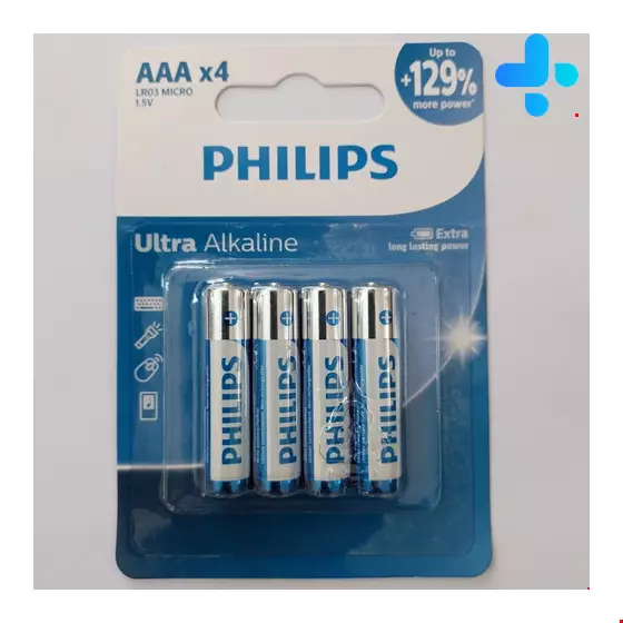 Philips Ultra Alkaline batteries 4 pieces