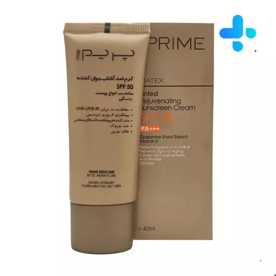 Prime SPF50 Rejuvenating Sunscreen Cream 40 Ml