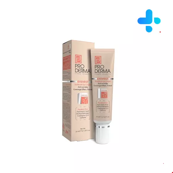 Pro Derma Eyevest sunblock Eye cream SPF30 Anti Wrinkle 20 Ml