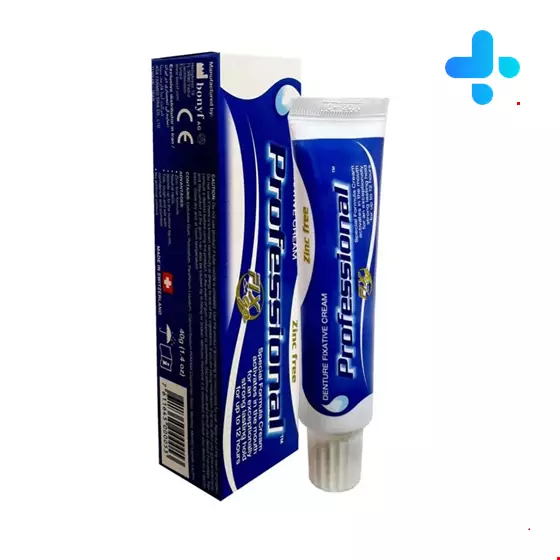Professional Denture Fixative Cream 40 Mg
