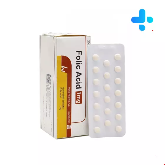 Raha Pharma Folic Acid 1 mg 200 Tablet