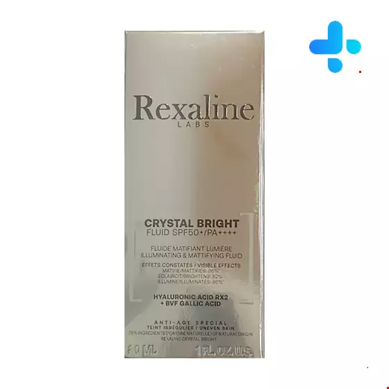 Rexaline Crystal Bright Brightening Sunscreen SPF 50 Fluid 30 ml