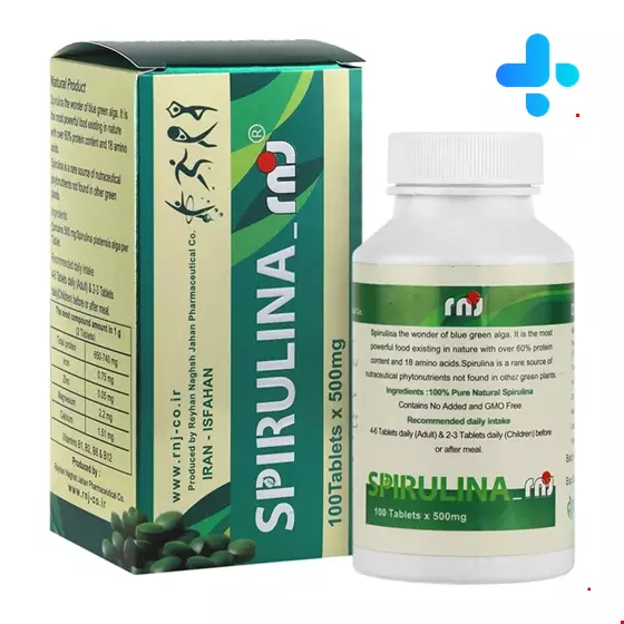 Reyhan Naghsh Jahan Spirulina rnj  100 Tabs
