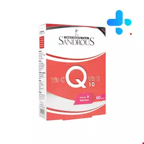 Sandrous Q10 Vit E And Vit C 60 Caps