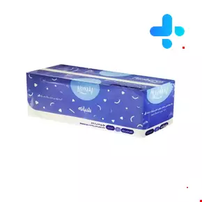نوار بهداشتی بالدار مشبک شبانه خیلی خیلی بزرگ پنبه ریز 10 عددی
