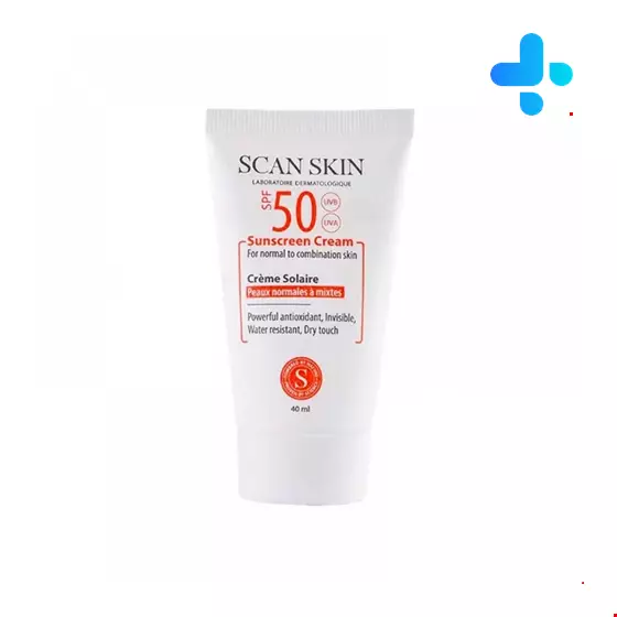 Scan skin sunscreen cream For Normal To Combination Skin 40 ml