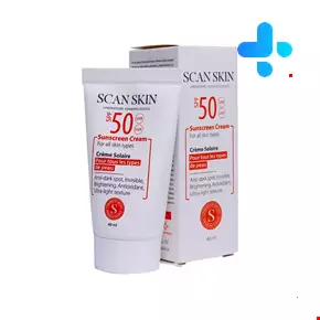 کرم ضد آفتاب ضد لک SPF50 اسکن اسکین 40 میلی لیتری