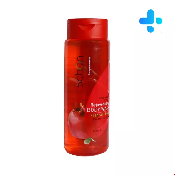 schon pomegranate extract rejuvenating body wash 420ml
