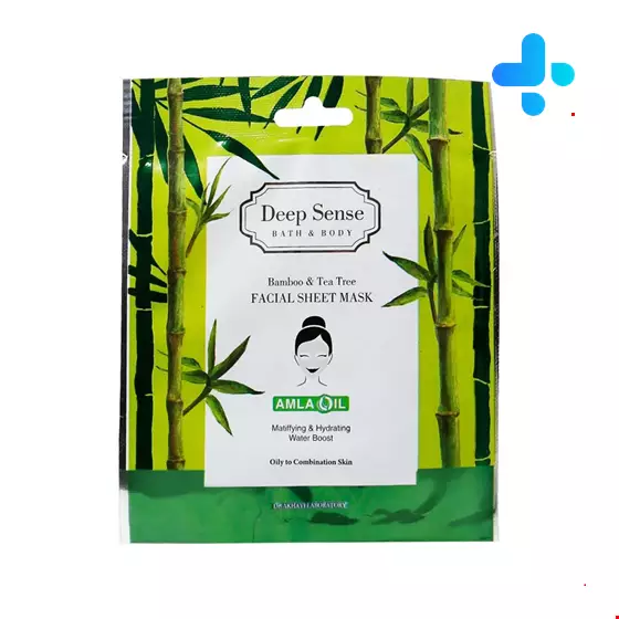 Deep Sense Bamboo And Tea Tree Facial Sheet Mask 25 Ml