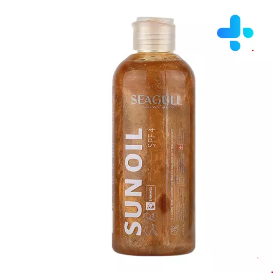 Seagull Shimmer Sun Oil SPF4  250ml 