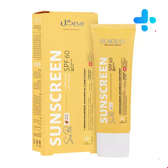 Seagull Sunscreen SPF60 Light Beige 50ml Cream