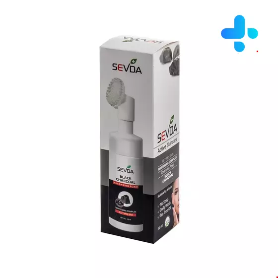 Sevda Black Charcoal Whitening Complex Cleansing Foam 150 ml