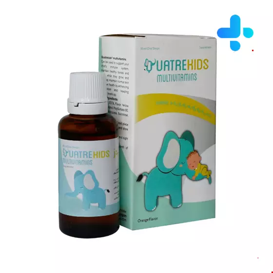 Shaygan Darou Afshan Quatrekids Multivitamins Oral Drops 30 Ml