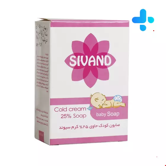 Sivand Cold cream 25% Soap 90 Mg