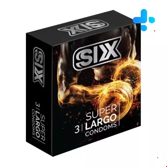 SIX Super Largo Condom 3 Packs