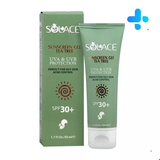Solace Solace Sunscreen Gel Tea Tree SPF30  50 ml