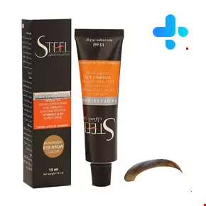رنگ ابرو بلوند دودی خیلی روشن شماره 9.11 استیل 15 میلی‌ لیتری
