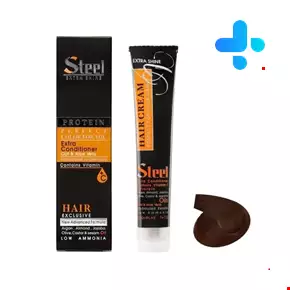 رنگ مو قهوه ای متوسط شماره 4.0 استیل 100 میلی لیتری