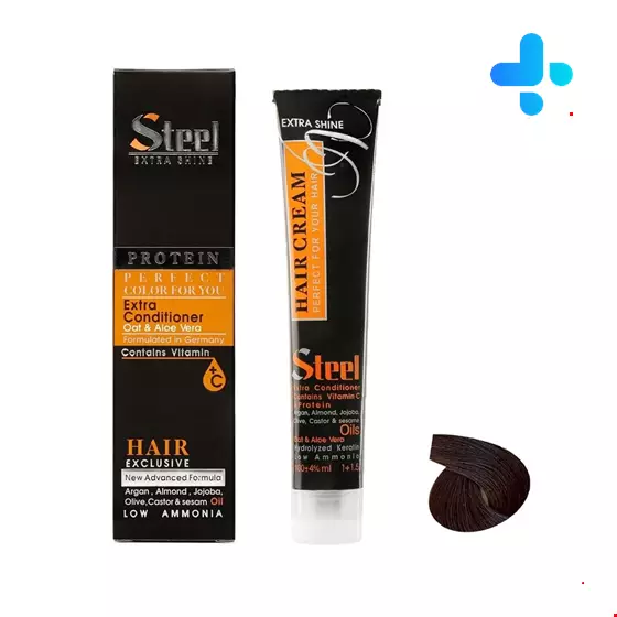 Steel Hair Color 100 ml 4.1