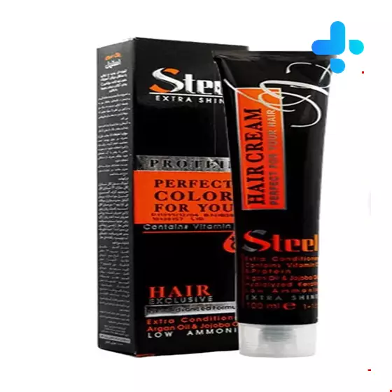Steel Hair Color 100 ml 6.2