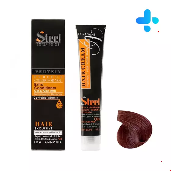 Steel Hair Color 100 ml 6.55