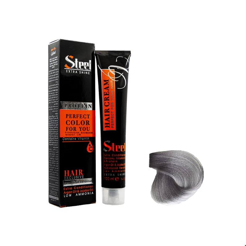 رنگ مو بلوند نقره ای شماره 9.8 استیل 100 میلی لیتری