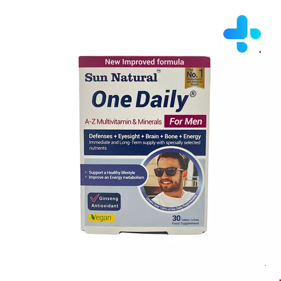 Sun Natural One Daily Multivitamin And Minerals For Men 30 Tabs