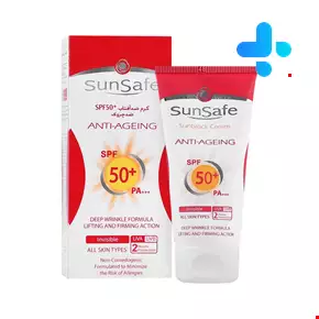 Sunsafe Anti Agening SPF50+ Sunscreen Cream 50 Ml