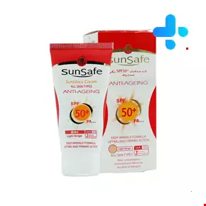 Sunsafe Anti Agening SPF50+ Sunscreen Cream 50 Ml