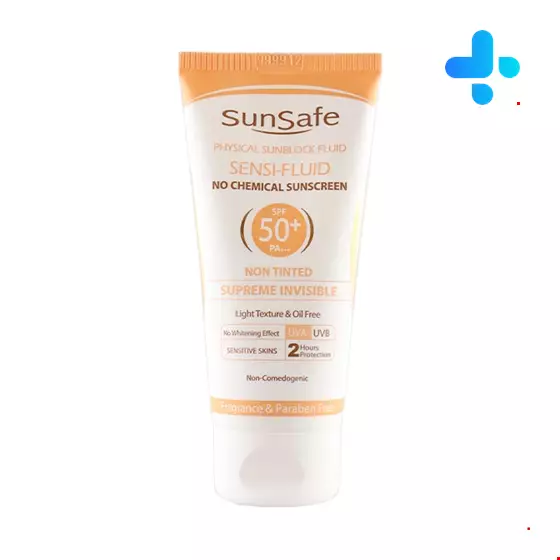 Sunsafe Sensi SPF50+ Fluid Sunscreen For Sensitive Skin 50 Ml