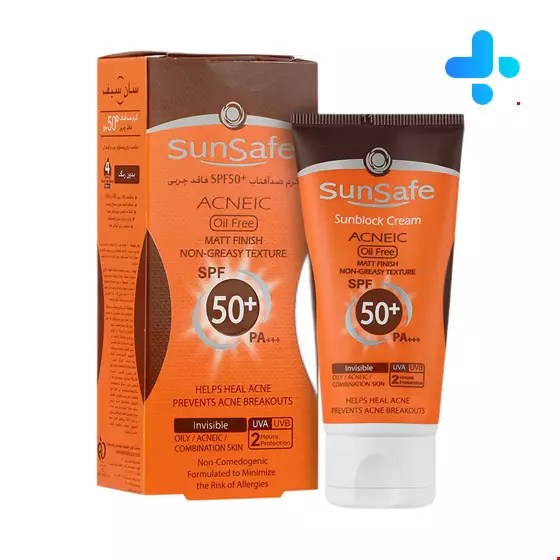 Sunsafe Sunsblock Cream SPF50+ Acneic Oil Free 50 Ml