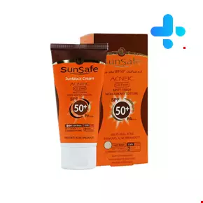 Sunsafe Sunsblock Cream SPF50+ Acneic Oil Free 50 Ml