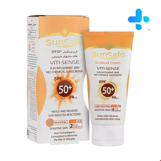 Sunsafe Sunsblock SPF50+ Viti Sense Cream 50 Ml