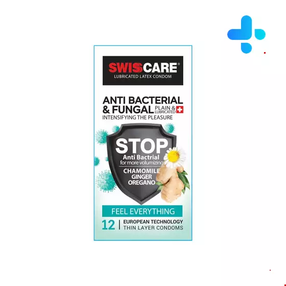 Swiss Care Anti Bacterial & Fungal Condom 12 pcs