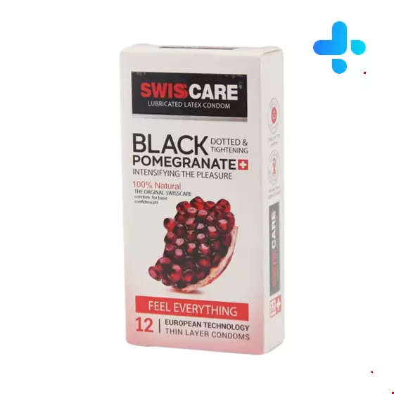 Swiss Care Black Pomegranate condom 12 pcs