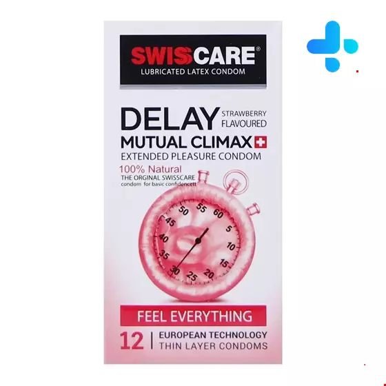 Swiss Care Delay Mutual Climax Condom 12 pcs