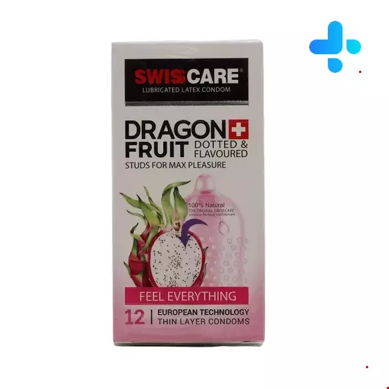 Swiss Care Dragon Fruit Condom 12 pcs