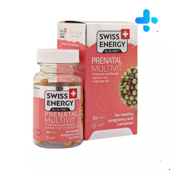 Swiss Energy Prenatal Multivit 30 Capsules