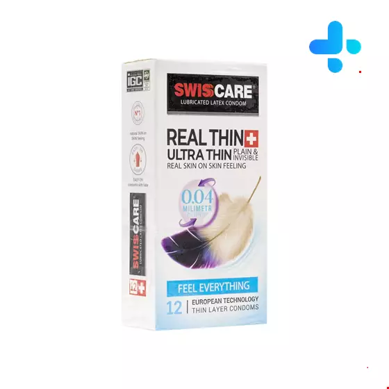Swisscare Real Thin Ultrathin Condom 12 pcs