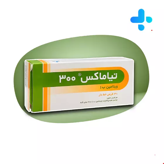 Tehran Chemie Tiamax Vitamin B1-300mg 100 Tablets