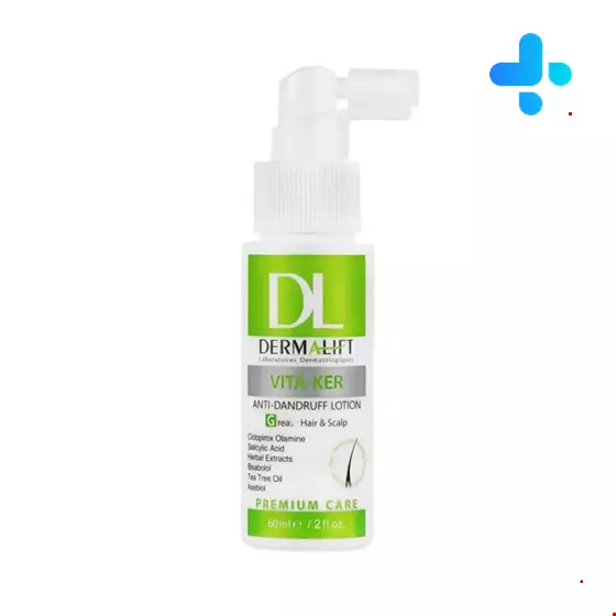  Dermalift Vita Ker Greasy Anti Dandruff Lotion 60 ml 