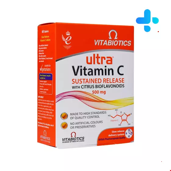 Vitabiotics Ultra Vitamin C 500 Mg 60 Tablets