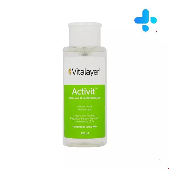  Vitalayer Activit Micellar Cleansing Water For Combination To Oily Skin 250 Ml 