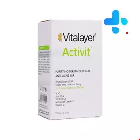 Vitalayer Activit Purifying Dermatological Anti Acne Bar 100 gr
