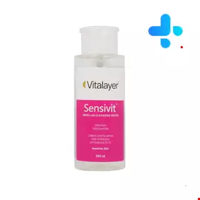 محلول پاک کننده آرایش سنسی ویت ویتالیر مناسب پوست حساس 250 میلی لیتری